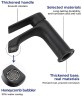 Смеситель для раковины Frap H71-6 F1071-6 Черный матовый латунь