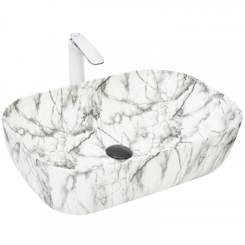 Раковина-чаша WeltWasser Elbach 2143P M805 61 10000004554 Мрамор фаянс накладная