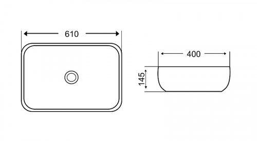 Раковина-чаша WeltWasser Elbach 2143P M805 61 10000004554 Мрамор фаянс накладная