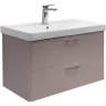 Тумба с раковиной Comforty Ангара 90П 00-00021036 подвесная Дуб латте