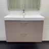 Тумба с раковиной Comforty Ангара 90П 00-00021036 подвесная Дуб латте
