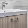 Тумба с раковиной Comforty Ангара 90П 00-00021036 подвесная Дуб латте