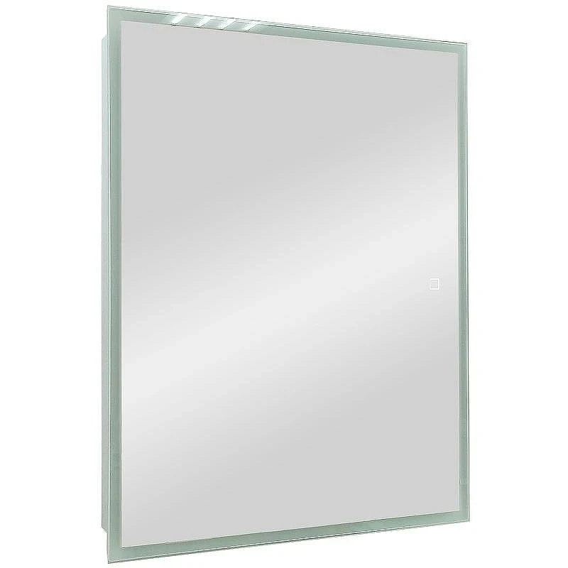 Зеркальный шкаф Reflexion Cube 600х800 RF2211CB с подсветкой Белый матовый