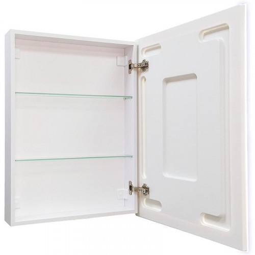 Зеркальный шкаф Reflexion Cube 600х800 RF2211CB с подсветкой Белый матовый