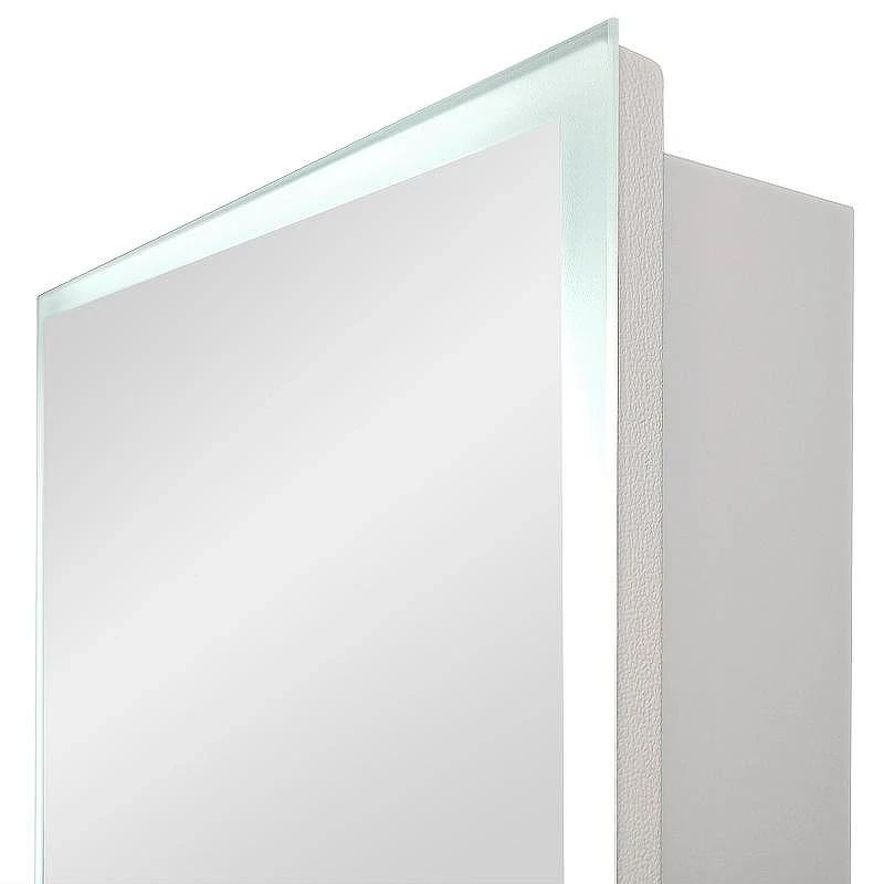 Зеркальный шкаф Reflexion Cube 600х800 RF2211CB с подсветкой Белый матовый