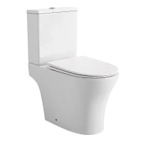 Унитаз компакт Azario Reina AZ-2785T цвет Белый с бачком и сиденьем Микролифт