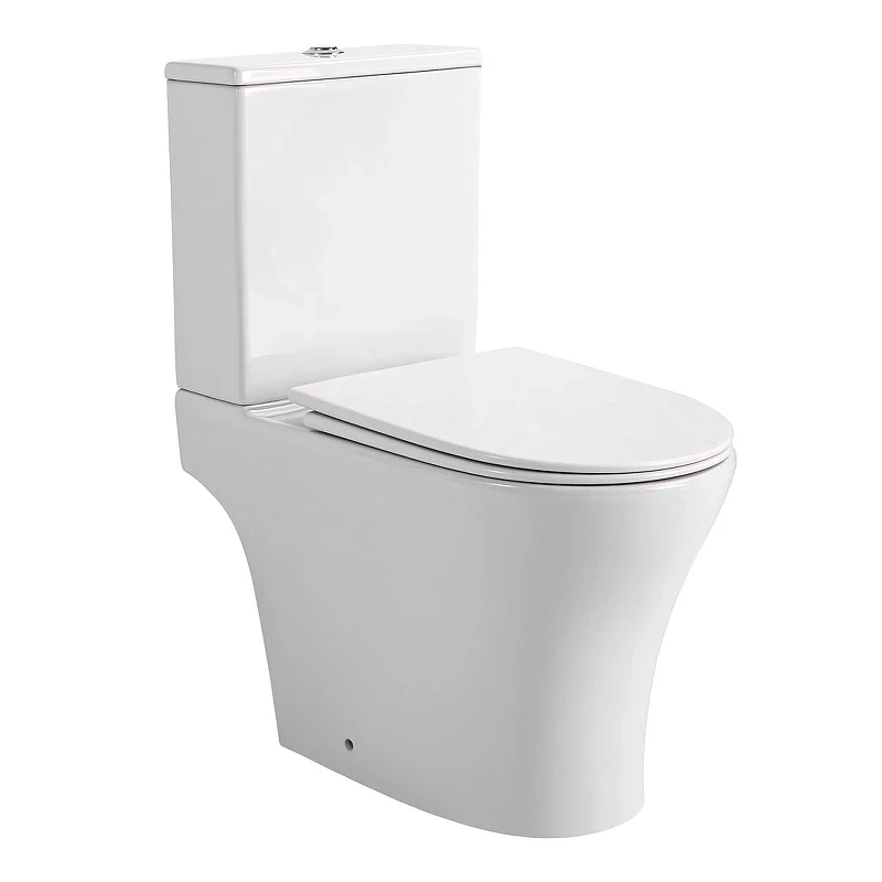 Унитаз компакт Azario Reina AZ-2785T цвет Белый с бачком и сиденьем Микролифт