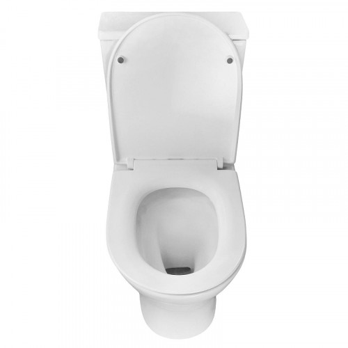 Унитаз компакт Azario Reina AZ-2785T цвет Белый с бачком и сиденьем Микролифт