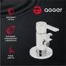 Гигиенический душ со смесителем Agger Gorgeous A0270000 Хром латунь на стену