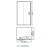 Душевой уголок WasserKRAFT Berkel 130x100 48P34 профиль Хром стекло прозрачное