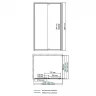 Душевой уголок WasserKRAFT Berkel 130x100 48P34 профиль Хром стекло прозрачное