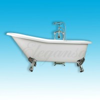 Чугунная ванна Elegansa Schale 170x75 Н0000012 ножки Хром