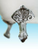Чугунная ванна Elegansa Schale 170x75 Н0000012 ножки Хром