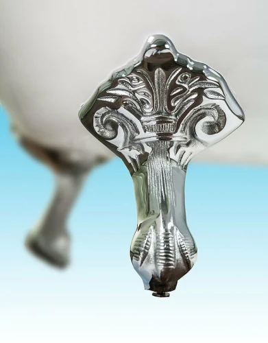 Чугунная ванна Elegansa Schale 170x75 Н0000012 ножки Хром