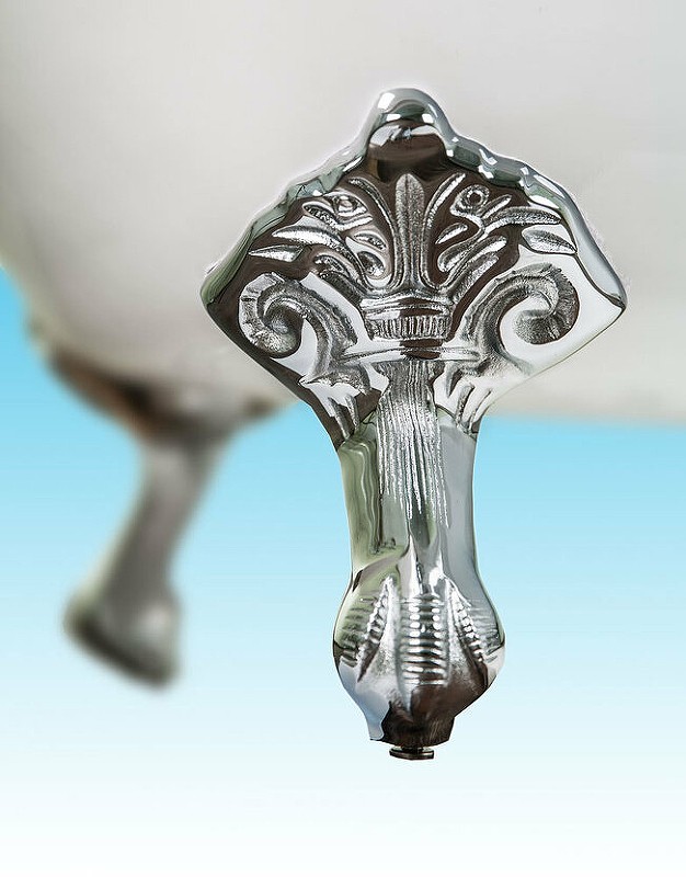 Чугунная ванна Elegansa Schale 170x75 Н0000012 ножки Хром