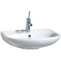 Раковина Creavit Pitta 55 PA055-00CB00E-0000 Белая фарфор подвесная