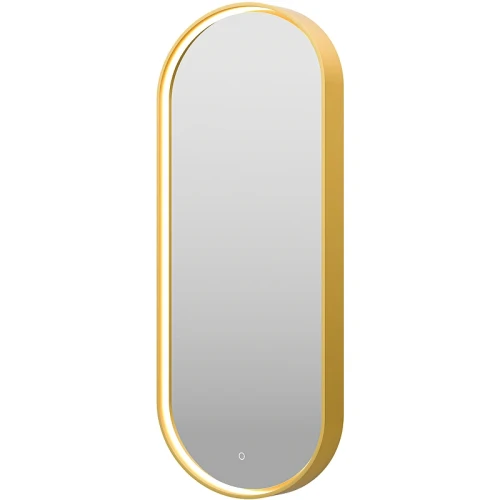 Зеркало Brevita Saturn 50 SAT-Dro1-050-gold с подсветкой Золото матовое с сенсорным выключателем стекло