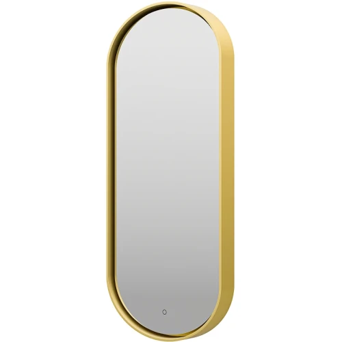 Зеркало Brevita Saturn 50 SAT-Dro1-050-gold с подсветкой Золото матовое с сенсорным выключателем стекло