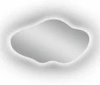 Зеркало Континент Phantom 60 ЗЛП4819 с подсветкой с бесконтактным выключателем