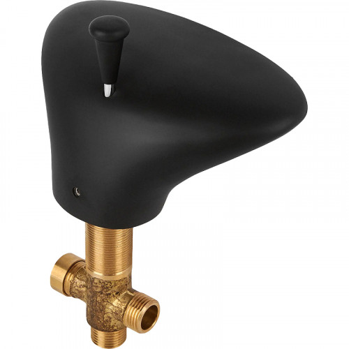 Смеситель на борт ванны Orange Iris M41-333b Черный матовый латунь