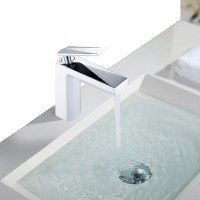 Смеситель для раковины Boheme Venturo 371-w Белый Хром латунь