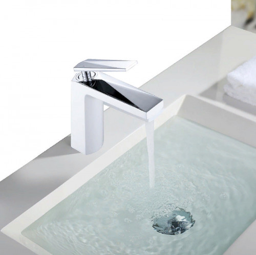 Смеситель для раковины Boheme Venturo 371-w Белый Хром латунь