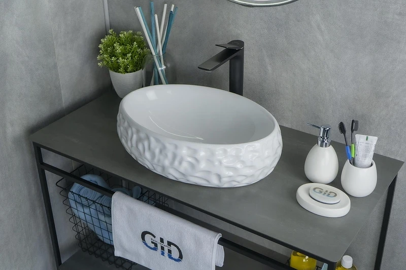 Раковина-чаша Gid Lago 48 9030wf 51187 цвет Белый