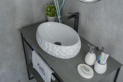 Раковина-чаша Gid Lago 48 9030wf 51187 цвет Белый