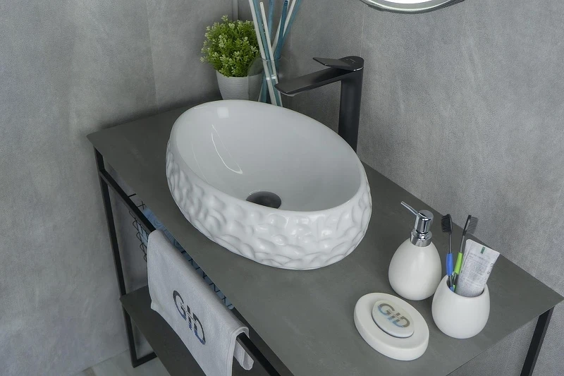 Раковина-чаша Gid Lago 48 9030wf 51187 цвет Белый