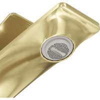 Смеситель для раковины Grossman Galaxy 510.K35.01.320 Золото брашированное латунь