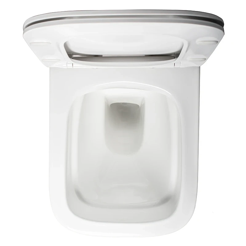 Комплект унитаза WellWant Tesoro WWU01111W с инсталляцией Berges Wasserhaus Atom 410 040332 с сиденьем Микролифт и Черной клавишей смыва