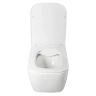 Комплект унитаза WellWant Tesoro WWU01111W с инсталляцией Berges Wasserhaus Atom 410 040332 с сиденьем Микролифт и Черной клавишей смыва