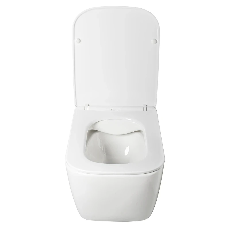 Комплект унитаза WellWant Tesoro WWU01111W с инсталляцией Berges Wasserhaus Atom 410 040332 с сиденьем Микролифт и Черной клавишей смыва