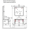 Тумба под раковину Raval Morelle 80 Mrl.01.80/P/A-T/RL подвесная Антрацит Трюфель МДФ / ЛДСП