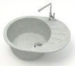 Кухонная мойка Azario Light 57.5 CS00079923 цвет Светло-серый