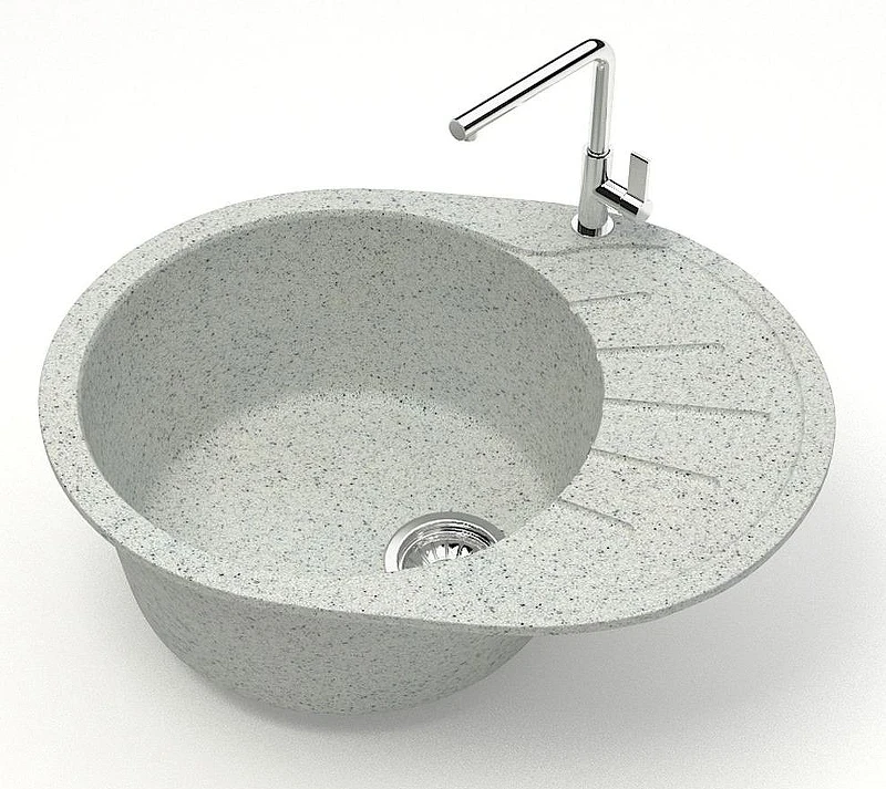 Кухонная мойка Azario Light 57.5 CS00079923 цвет Светло-серый