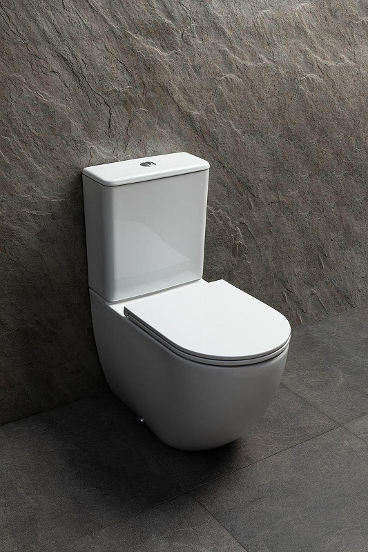 Унитаз-компакт Allen Brau Priority 4.31006.20 цвет Белый с бачком и сиденьем Микролифт