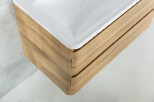 Тумба под раковину BelBagno ACQUA-900-2C-SO-RR подвесная Rovere Rustico МДФ / ЛДСП