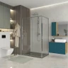 Душевой уголок Niagara Nova 110х100 NG-63-11A-A100 профиль Хром стекло прозрачное