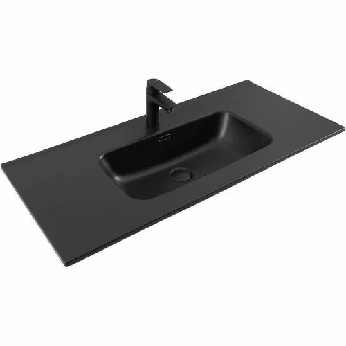 Раковина Aquanet Flat 100 329257 Черная матовая