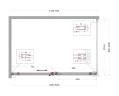 Душевой уголок BelBagno Soft Close-2 150x100 SOFT_CLOSE-2-AH-1-150/100-C-GM профиль Оружейная сталь стекло прозрачное