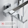 Душевая система Raglo R30.24 Хром латунь на стену