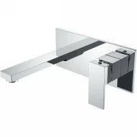 Смеситель для раковины Boheme Qubic 475-CR Хром латунь