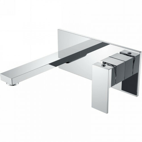 Смеситель для раковины Boheme Qubic 475-CR Хром латунь