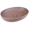 Раковина-чаша AeT Elite Oval 55 L616T0R0V0142 Розовая матовая фаянс накладная