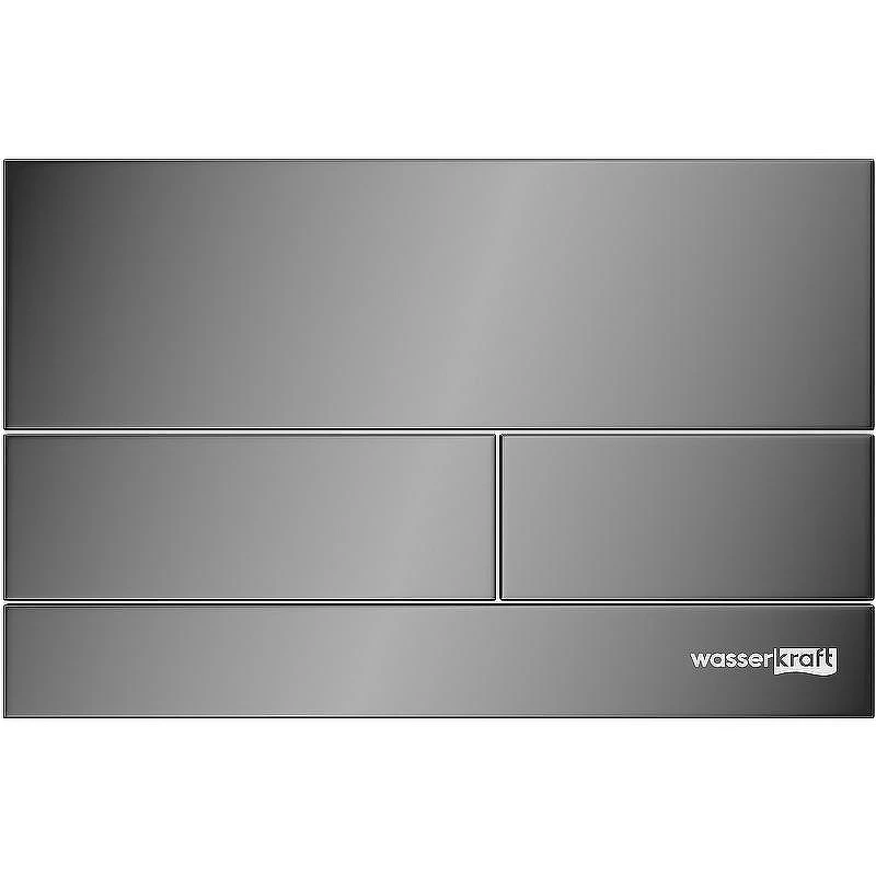 Инсталляция WasserKRAFT Abens 20TLT.010.ME.BL.PB04 для унитаза Черное стекло с клавишей смыва Черный глянец