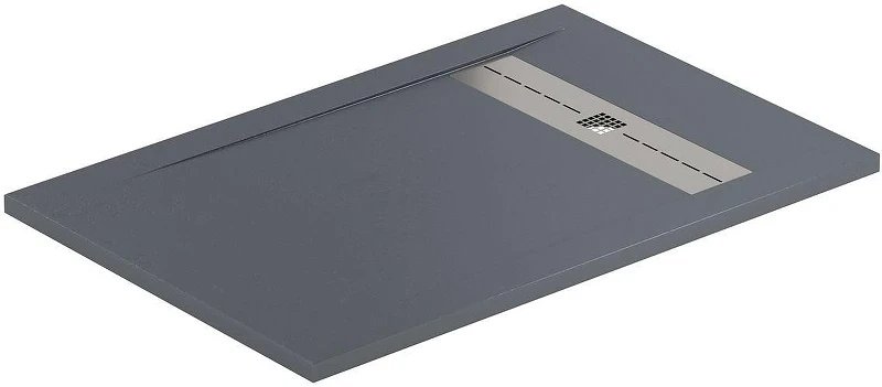 Душевой поддон из искусственного камня Allen Brau Infinity 120x90 8.21003-BGM цвет Синий+Серый