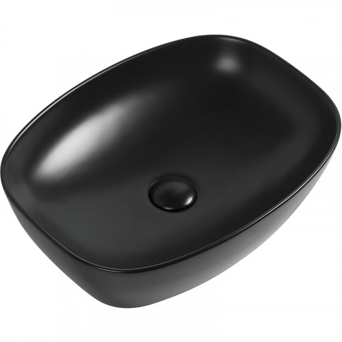 Раковина-чаша Aquanet Fine-1-MB 50 273682 Черная матовая фаянс накладная