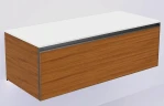 Тумба под раковину Boheme Armadi Art Quatro 1 120 790-M1-120-W-A-LED подвесная цвет Ива профиль Антрацит
