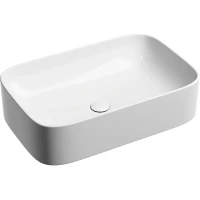 Раковина-чаша Ceramicanova Element 61 CN6053 Белая глянцевая фарфор накладная
